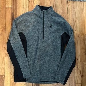Fleece lined quarter zip